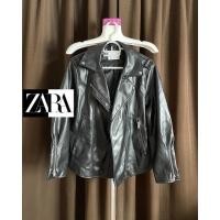 ราคา แจ๊คเก็ตหนังZARAแท้100%สีดำ (18563182908)