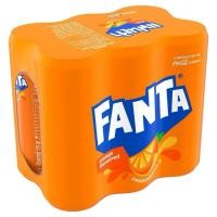 ราคา Fanta แฟนต้า น้ำอัดลม กลิ่นส้ม ขนาด 325 มล. x 6 กระป๋อง (41329317538)