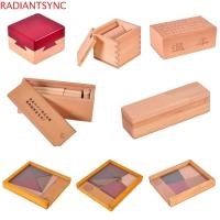 ราคา Radiantsync ไม้สมอง Teaser ปริศนา, เปิดกล่องปริศนา Luban ล็อค IQ Puzzle Mind Brain Teaser, คลาสสิกสมอง Teaser ปลดล็อค 3D ปริศนาไม้ของขวัญวัยรุ่น (29232952801)