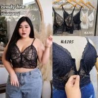 ราคา ครอปบราลูกไม้ซิบหน้า สายเดี่ยวลูกไม้ สายคู่ เซ็กซี่ สาวอวบ (2954181629)