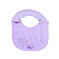 ราคา Enfant New Collection ผ้ากันเปื้อน ผ้ากันน้ำลาย แบบกระดุม สำหรับ เด็กอ่อนแรกเกิด-2ปี สีม่วง (29809791339)