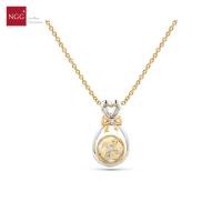 ราคา ( แถมฟรีสร้อย ) NGG Fortunate Turbine Collection Lucky bag Turbine Diamond Pendant - จี้เพชรแท้ (มี (51108633308)