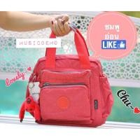 ราคา ✨กระเป๋าสะพายข้างkipling✨สีชมพูพีช (1229006822)