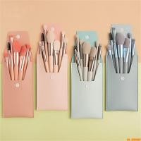 ราคา ชุดแปรงแต่งหน้า 8 ชิ้น ขนนุ่มพกพาสะดวก แปรงปัดแป้ง คอนซีลเลอร์ อายแชโดว์ บลัชออน แปรงรองพื้น (42875222169)