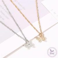 ราคา สร้อยคอจี้ผีเสื้อ สร้อยคอสไตล์เกาหลี สร้อยคอแฟชั่น necklace (19130323749)