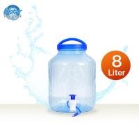 ราคา Watertankshop ถังน้ำ ถังน้ำดื่ม PET ถังน้ำมีก๊อกพร้อมหูหิ้ว ขนาด8 ลิตร ลาย10 X (12420260193)
