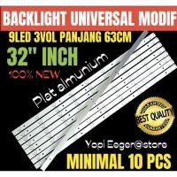 ราคา 32 "INCH 9LED 3VOL UNIVERSAL MODIFIED 32 นิ้ว LCD LED TV BACKLIGHT 10 ชิ้น (57954983264)