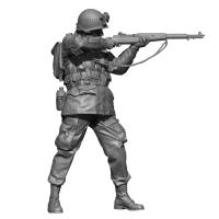 ราคา 1/16 WW2 US ทหาร 1944 ทหารฟิกเกอร์โมเดลเรซิ่น ธีมทหาร WWII ชุดประกอบและไม่ได้ทาสี (26076094305)