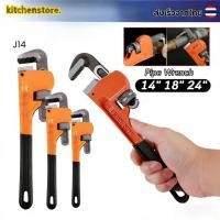 ราคา KI.ประแจจับแป๊ป ขาเดี่ยว ประแจคอม้า 14" 18" 24" แข็งแรง ทนทาน ปากมีฟันเหลี่ยมทั้งสองข้าง (49809330009)