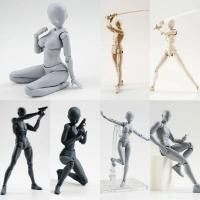 ราคา 14cm Sketch Draw Male Female Movable Body Kun Body Chan Joint Pain Anime Figure Shf Action Figure Toy Model Draw Mannequ (18494616320)
