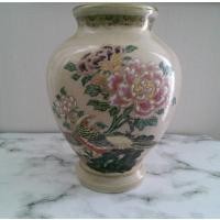 ราคา [Direct delivery from Japan]　Antique water jug with lid Satsuma ware Keida golden chrysanthemum bird (43514299638)