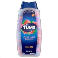 ราคา หวู่ฮั่นเมือง Baitong Chen Commercial Co., Ltd. US Direct Mail TUMS Antacid ผู้ใหญ่หญิงตั้งครรภ์ Gastric Acid Chewable แคลเซียมเม็ดรสผลไม้ 250/265 เม็ด (43529925809)
