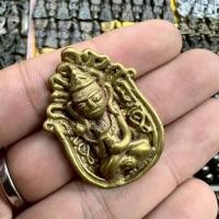 ราคา เหรียญพระอุปคุตจกบาตร พิมพ์ศิลปะแบบพม่า เนื้อทองเหลือง ปลุกเสกจากวัดพม่า (40318834822)