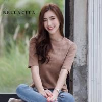 ราคา ส่งฟรี!! เสื้อBellacita คอกลม แขนศอก (1610301738)