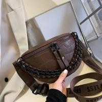 ราคา กระเป๋าคาดหน้าอกเนื้อคุณภาพสูงสายสะพายไหล่กว้างโซ่ทุกการแข่งขันกระเป๋าคาดหน้าอกแนวทแยง (46804353483)