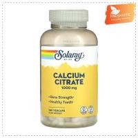 ราคา Solaray, Calcium Citrate, 1,000 mg, 240 VegCaps (250 mg per Capsule) (28462117911)