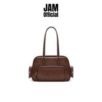 ราคา (used) ส่งต่อกระเป๋าสะพายข้าง jam muva - boxy หนังวัว ทรงกล่อง สีน้ำตาล (51907931335)