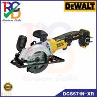 ราคา DEWALT DCS571N-XR เลื่อยวงเดือนไร้สาย brushless 18V ขนาด 115 มม (เฉพาะตัวเครื่อง) (14516512674)