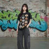 ราคา CZESC เสื้อยืดฟอก แขนสั้น สกรีนหน้า #3318 (44128920233)