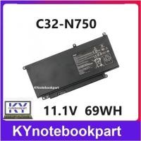 ราคา BATTERY ORIGINAL ASUS แบตเตอรี่ ของแท้ ASUS N750JV N750Y47JV N750JK N750Y47JV N750 N750Y C32-N750 (11841362065)