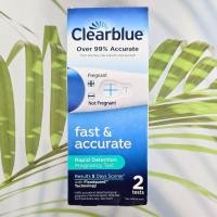 ราคา (Clearblue®) Rapid Detection Pregnancy Test 2 Tests ชุดทดสอบการตั้งครรภ์แบบจุ่ม ที่ตรวจครรภ์ (12691690120)