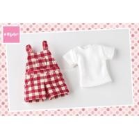 ราคา ชุดตุ๊กตาบลายธ์, ลิกกะ, เอโซน (Blythe, Licca, Azone) เอี๊ยมกางเกงขาสั้นสก็อตสีแดง (553452183)