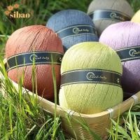 ราคา SIBAO เส้นด้ายฝ้ายผ้าไหมแท้บางลูกไม้มือถักเส้นด้าย,นุ่มถักอุปกรณ์ถักด้ายสําหรับโครเชต์ถักเสื้อกันหนาวผ้าคลุมไหล่ (53908531900)