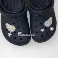 ราคา เกาหลี INS Y2K ปีกดาวเชือกผูกรองเท้าหัวเข็มขัดตกแต่ง DIY อินเทรนด์สำหรับ Crocs (42157503408)