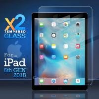 ราคา 2 ชิ้นป้องกันหน้าจอสําหรับ iPad 6th Generation 9.7 2018 A1893 A1954 ฟิล์มป้องกัน Anti Scratch กระจกนิรภัยใส (42180008028)