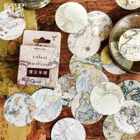 ราคา สติ๊กเกอร์แผนที่ DECO WORLD SCRAPBOOK DIARY JOURNAL DIY LOVERSSTUFF (24137502467)