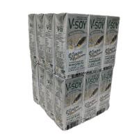 ราคา V-soy วีซอย น้ำนมถั่วเหลือง สูตรงา มอลต์ ไม่มีน้ำตาลทราย ปริมาณ180มล.×24กล่อง (49903883139)