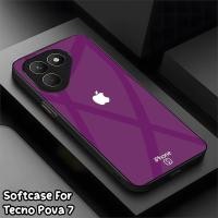 ราคา ( 0012 ) Softcase Glass Shiny Glass Case Tecno Pova 7 Tecno Pova 6 Tecno Pova 6 Pro Tecno Pova 5 2025 อินเทรนด์ - เคส TPU กันกระแทกหรูหรา (43980459303)
