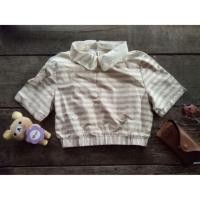 ราคา Brand something boudoir เสื้อครอป ปกบัว สีครีม ไซส์ XS (30337185)