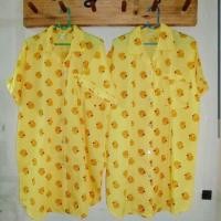 ราคา ชุดนอนเดรสแขนสั้นลายเป็ดน้อย ชุดนอนราคาถูก (2436594193)
