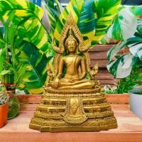 ราคา พระพุทธชินราช สีไม้ทาทอง ขนาด 5 นิ้ว สูง 12 นิ้ว ผ่านพิธีพุทธภิเษกเเล้ว (PPK180537) (26529433884)