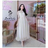 ราคา เดรสปักเลื่อมสีทอง ไซส์2xl (20838598386)