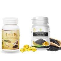 ราคา 4 MIX OIL ผลิตภัณฑ์เสริมอาหารน้ำมัน 4 ชนิด 30 แคปซูล