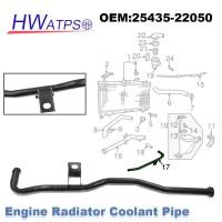 ราคา ท่อน้ำยาหล่อเย็นท่อน้ำปั๊มน้ำ Engine Coolant Pipe for Hyundai Accent Getz 1.3L 1.5L OE 25435-22050 (53960951771)