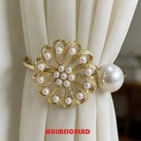 ราคา WHIMSICALRD หัวเข็มขัดผ้าม่านโลหะวินเทจ, อุปกรณ์เสริมผ้าม่าน ไฟตกแต่งสไตล์ฝรั่งเศสหรูหราผ้าม่าน Holdbacks ห้องนั่งเล่น (53111013695)