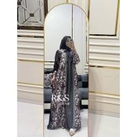 ราคา LUNCHING GAMIS ZAHIRAA Viral Silk Armany Classic Print Material, Eid gamis 2026. กามิสสุดหรู (46252416645)