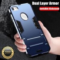 ราคา เคสโทรศัพท์มือถือ แบบสองชั้น กันกระแทก พร้อมขาตั้ง สําหรับ Apple iPhone SE 2016 5 5S 6 6s 7 8 Plus (22357916816)