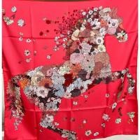 ราคา Hermes Scarf 90x90 silk 100% (44960145837)
