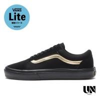 ราคา [ของแท้ ส่งไว PRE-ORDER] VANS OLD SKOOL LITE V36 LITE - BLACK/BLK/GOLD (46458948355)