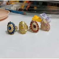 ราคา แหวนทองเหลืองประดับพลอยสวยงาม (BR) (25419248346)