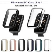 ราคา เคสกระจกกันรอยหน้าจอ แบบแข็ง ขอบเต็มจอ สําหรับ Xiaomi Mi Band 7 Pro MiBand 7 Pro (15196990733)