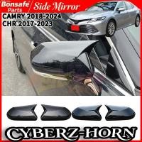 ราคา ครอบ กระจกมองข้าง ของแต่ง Toyota Camry 2018-2024/CHR 2017-2023 สูงคุณภาพ คาร์บอน ฝาครอบ กระจกข้าง แต่งรถ Carbon Side Mir (41079889554)