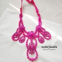 ราคา (REALPIC) BARBIE PINK STATEMENT NECKLACE ACCESSORIES (23048971773)