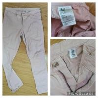 ราคา กางเกงผู้หญิง H&M ทรง Skinny สีชมพูพาสเทล เอว 28-30" (24650131739)