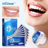 ราคา Hailicare 7 Pairs 9D white gel teeth whitening strips oral dental care bleaching white tooth stickers (43602837201)