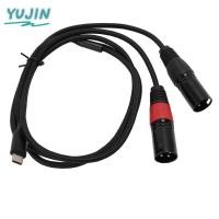 ราคา YUJIN ประเภท C ถึง 2 XLR ชาย, 32Bit 384KHz Y-Splitter สายประเภท C ถึง XLR สายสัญญาณเสียง, Plug and Play สเตอริโอ USB C ถึง XLR สายสําหรับโทรศัพท์คอมพิวเตอร์แท็บเล็ต (55460466669)